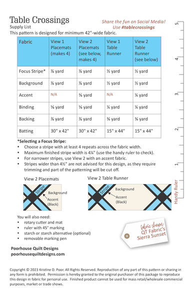 Table Crossings