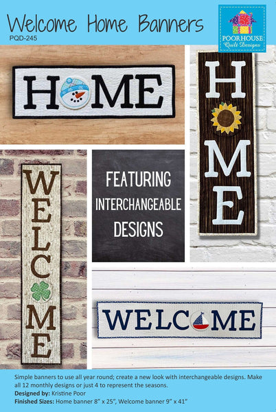 Welcome Home Banners - "Welcome" Starter Kit