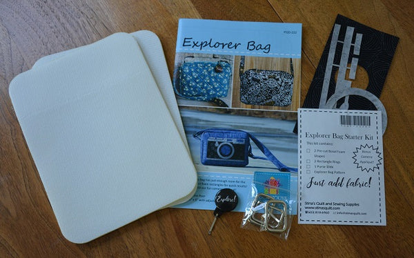 Explorer Bag Starter kit contents