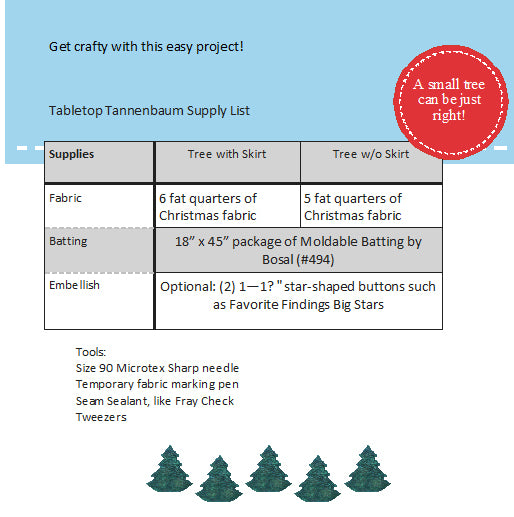 Tabletop Tannenbaum Poorhouse Quilt Designs tabletop-tannenbaum-poorhouse-quilt-designs