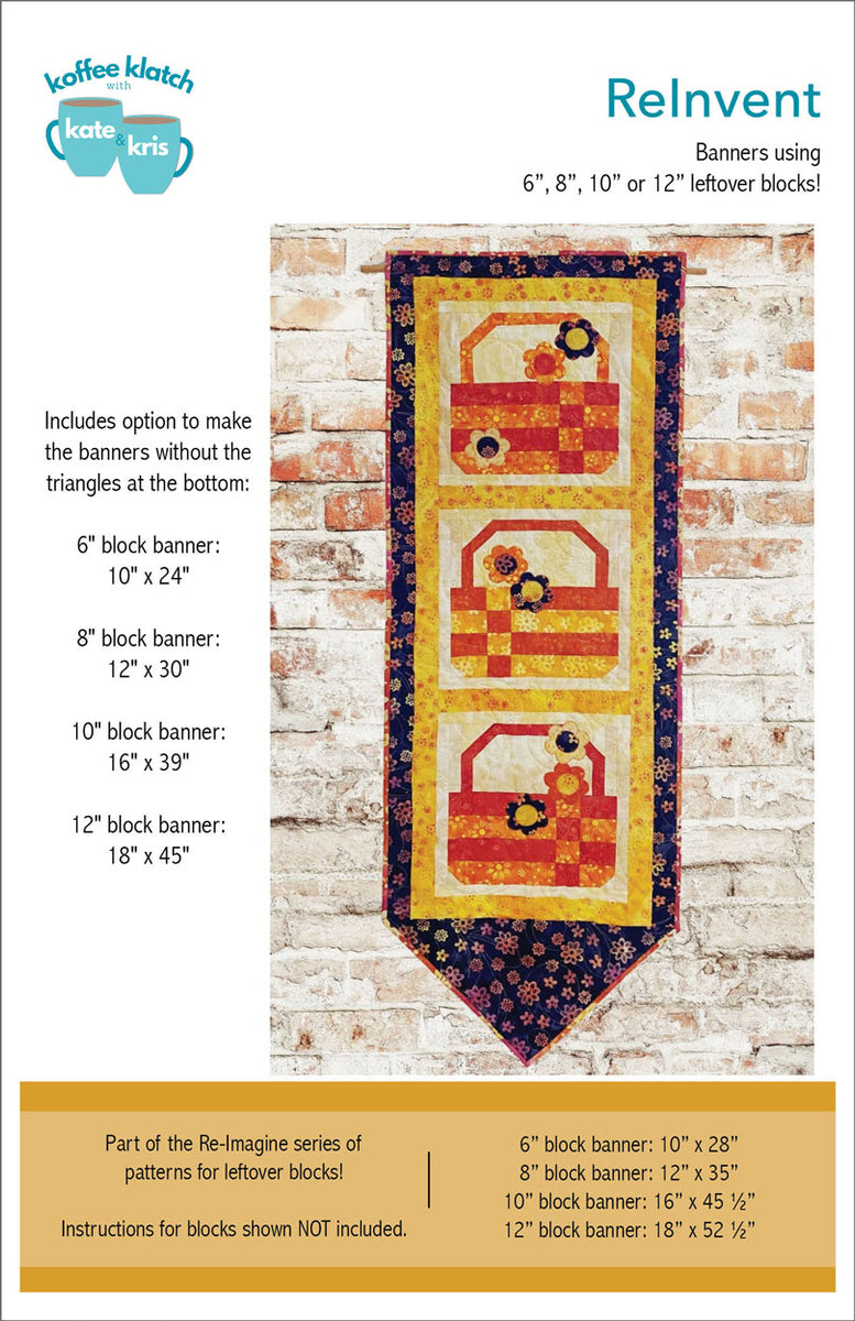 ReInvent Banner – Poorhouse Quilt Designs