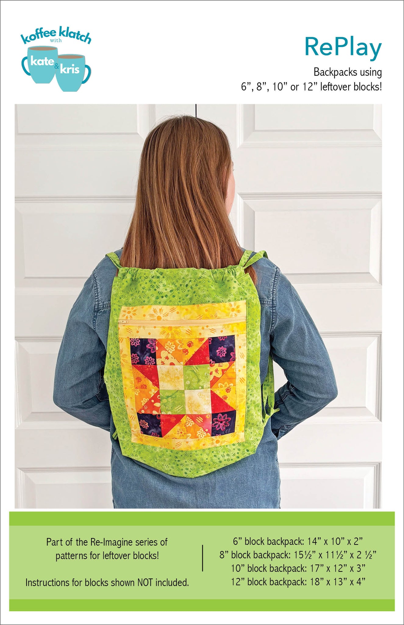 【rimark】Map patter quiliting bag RePlay Backpack – Poorhouse Quilt Designs
