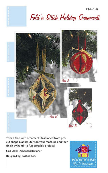 Fold'n Stitch Holiday Ornaments