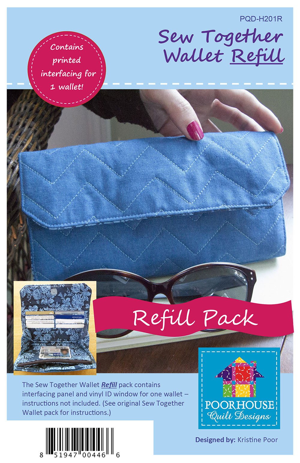 Sew Together Wallet Refill Kit